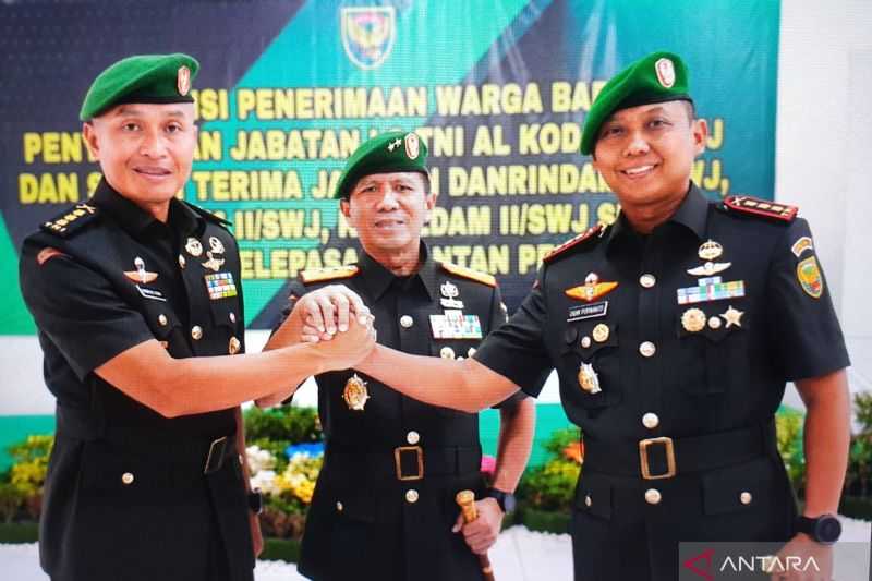 Pangdam Sriwijaya Pimpin Sertijab Tiga Pejabat Kodam II