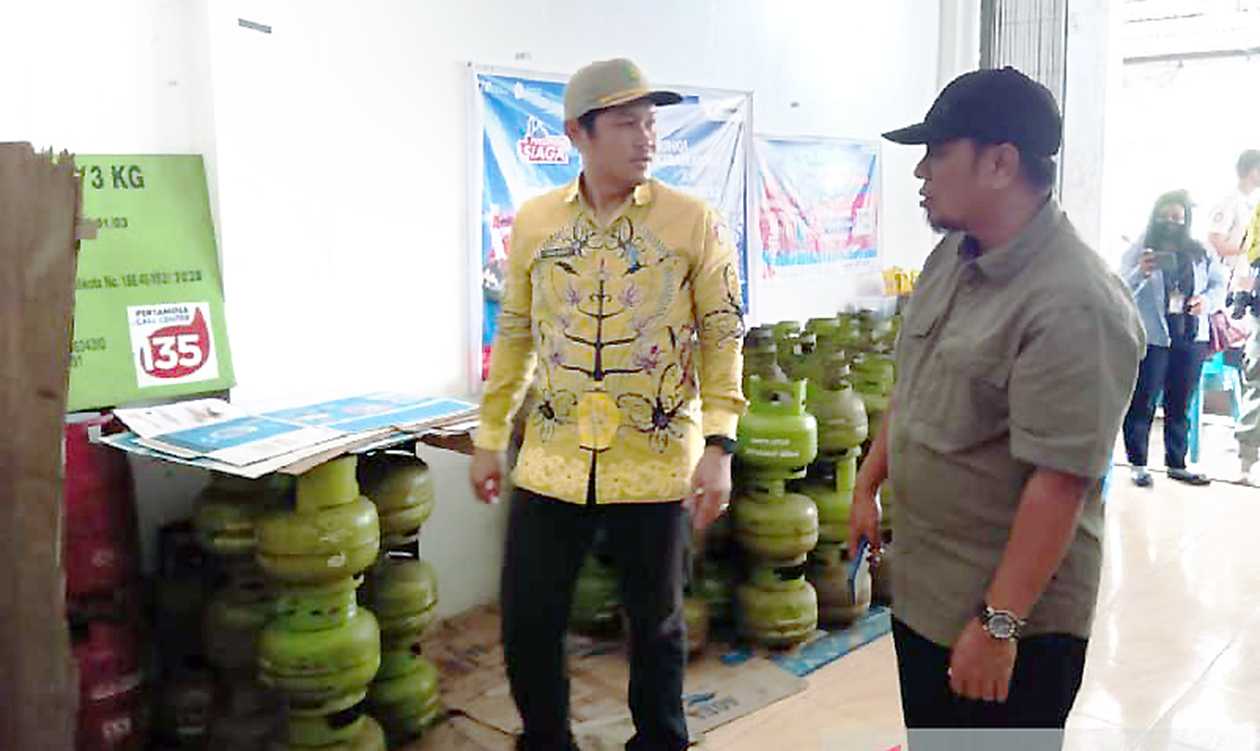 Pangkalan Penjual Elpiji 3 kg di Atas HET Ditegur Pemkot Palangka Raya