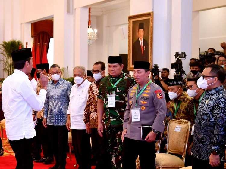 Panglima TNI Hadiri Acara Presiden Jokowi Serahkan Zakat ke Baznas