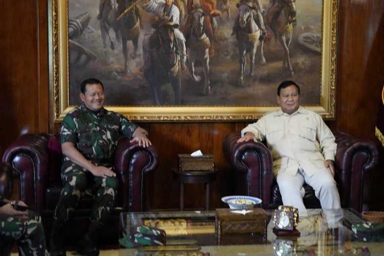 Panglima TNI Kunjungi Menteri Pertahanan