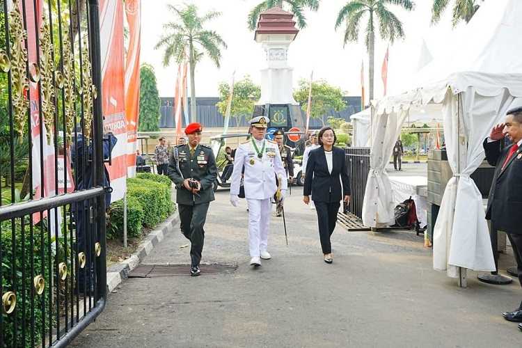 Panglima TNI Laksamana Yudo Margono Hadiri Upacara Hari Bhakti Adhyaksa ke-63