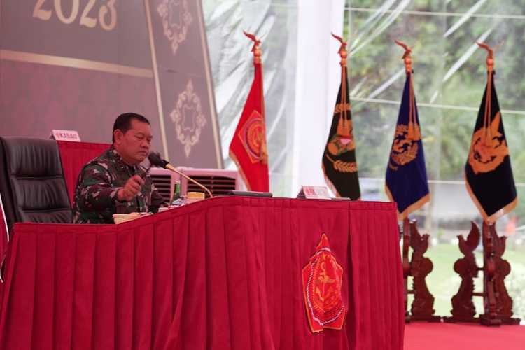 Panglima TNI Laksamana Yudo Margono Pimpin Rapim TNI Tahun 2023