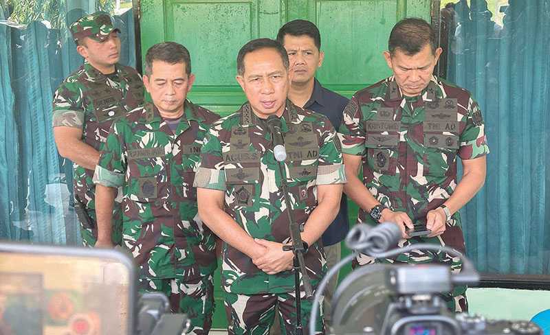 Panglima TNI Pastikan Evaluasi SOP Penyimpanan Amunisi
