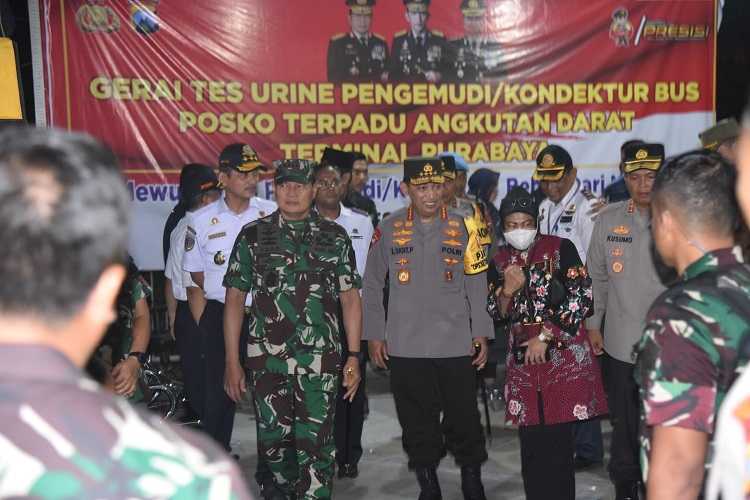 Panglima TNI Pastikan Surabaya Siap Hadapi Mudik Lebaran 2023