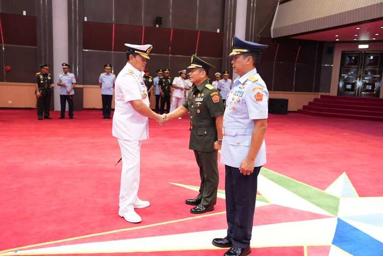 Panglima TNI Pimpin Sertijab Kapus RB TNI