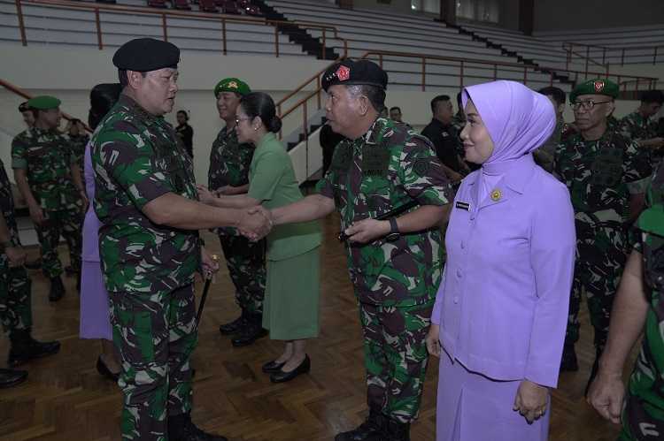 Panglima TNI Pimpin Upacara Korps Kenaikan pangkat 107 Orang Pati TNI