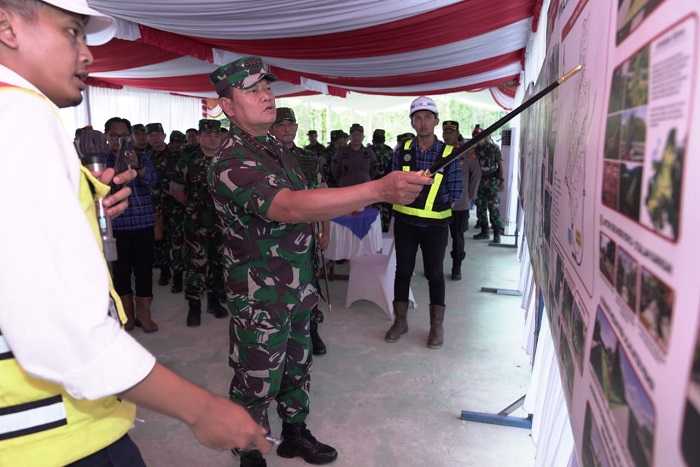 Panglima TNI Tinjau IKN di Titik Nol Nusantara