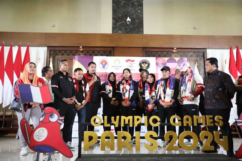 Para Atlet Berprestasi Olimpiade Paris 2024 Berkumpul di Istana Merdeka