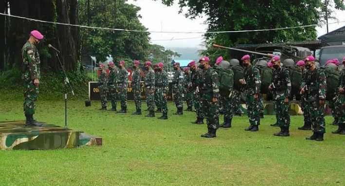 Para Prajurit 'Salawaku Warrior' Marinir Ini Akan Menjaga NKRI di Pulau Terluar