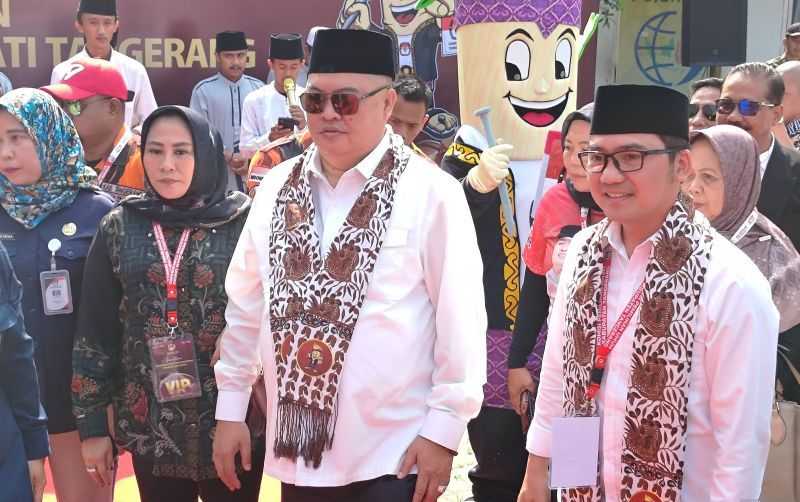 Pasangan Independen Zulkarnain-Lerru Resmi Daftar di KPU untuk Pilkada Kabupaten Tangerang