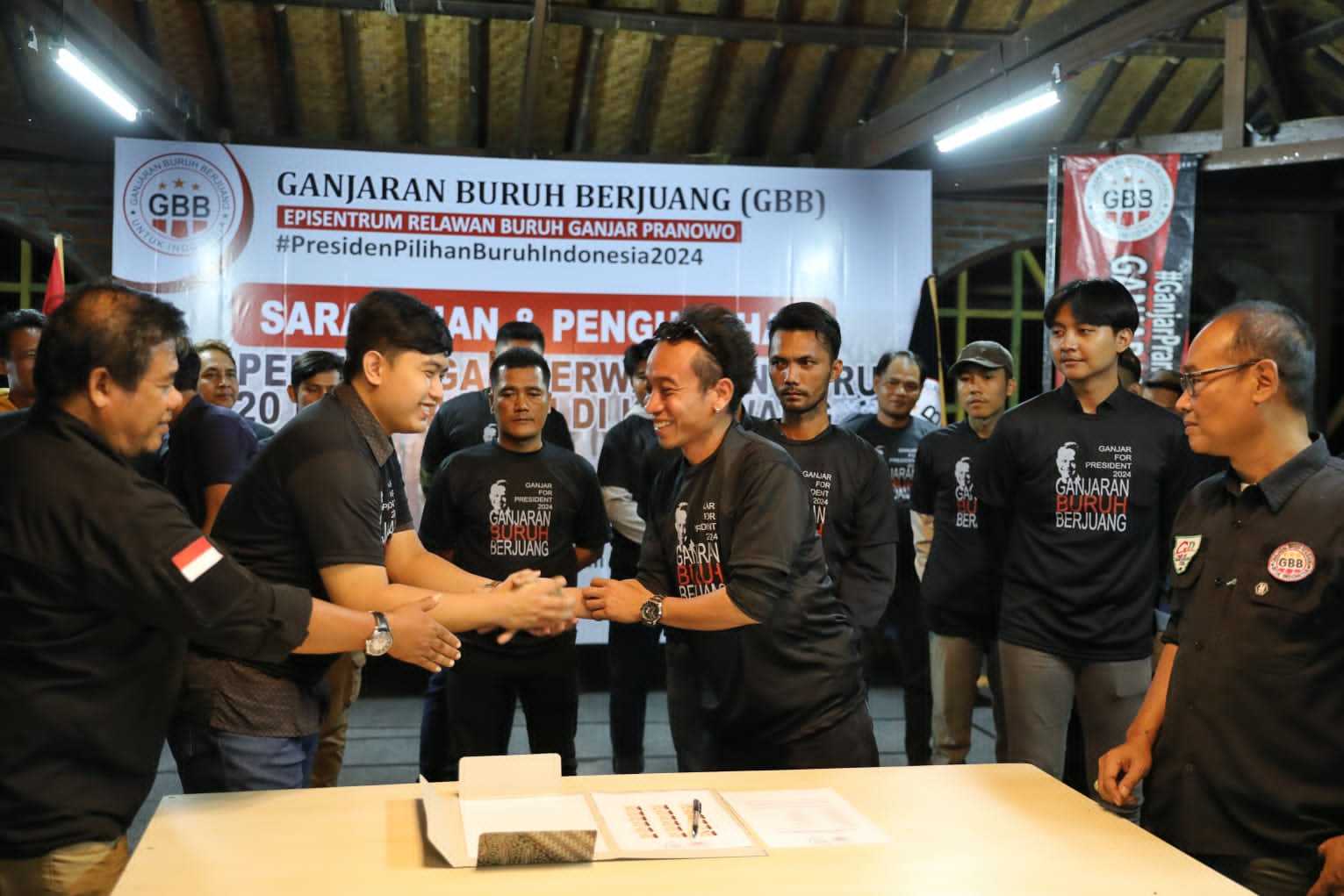 Pasca Bertemu Ganjar, Ganjaran Buruh Berjuang Gaspol Bentuk Tim Pemenangan di Karawang 1