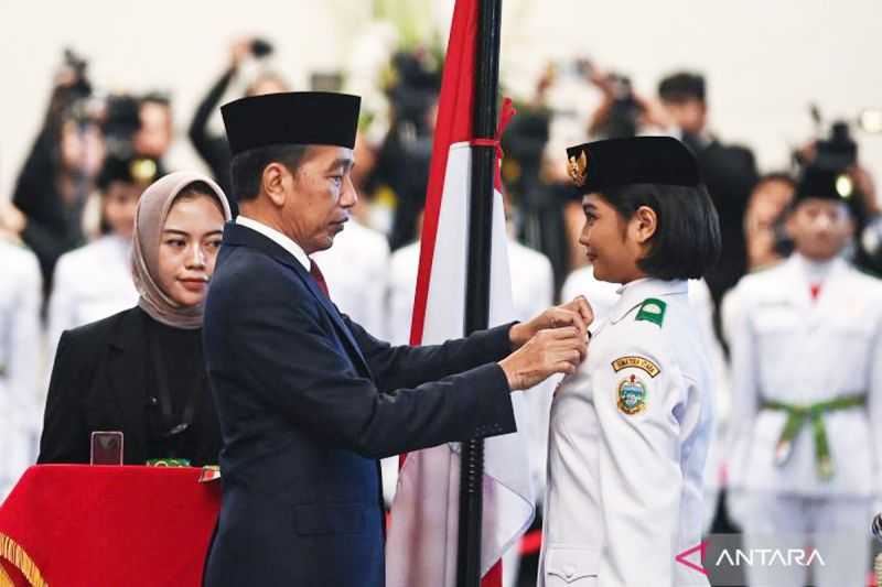 Paskibraka 2024 Bangga Kibarkan Merah Putih di IKN