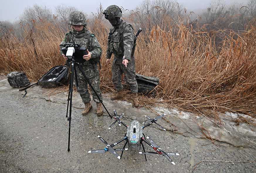 Pasukan Korsel-AS Gelar Latihan dengan Drone