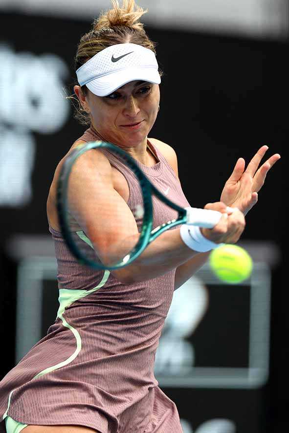Paula Badosa Singkirkan Simona Halep di Putaran Per­tama ­Miami Open