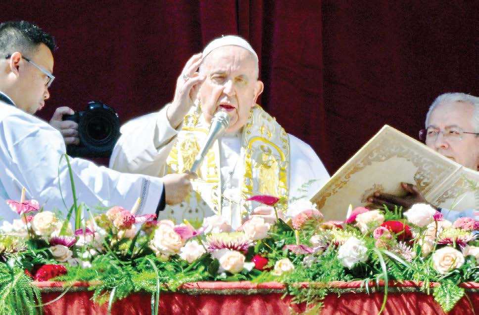 Paus Mengkritik Ketidakadilan dan Menyerukan Perdamaian