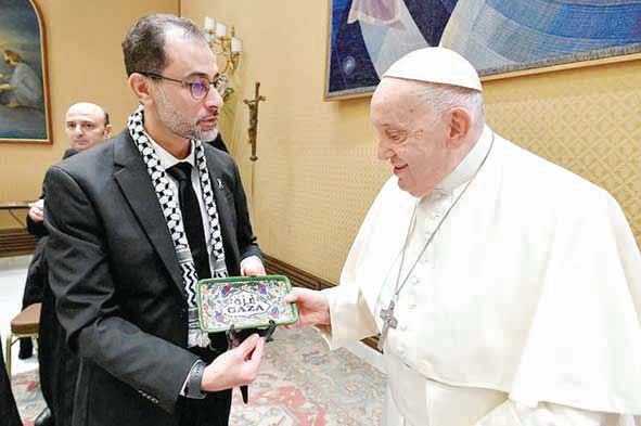 Paus: Warga Israel dan Palestina Sambut Natal dengan Duka