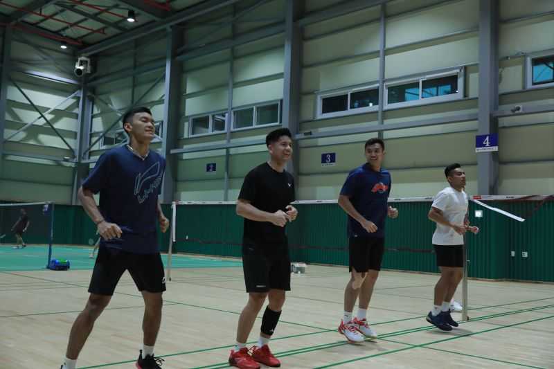 Pebulu Tangkis Indonesia Jalani Latihan Jelang Korea Open 2023