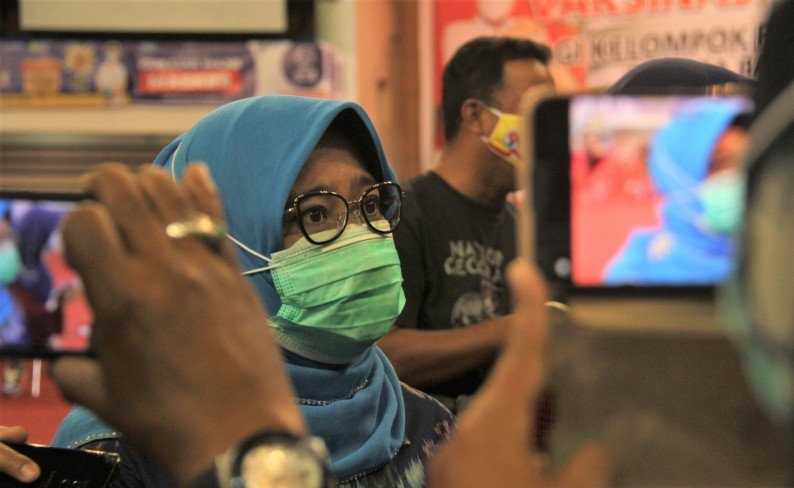 Pedagang Pasar Pandansari Dapat Dosis Vaksin Kedua