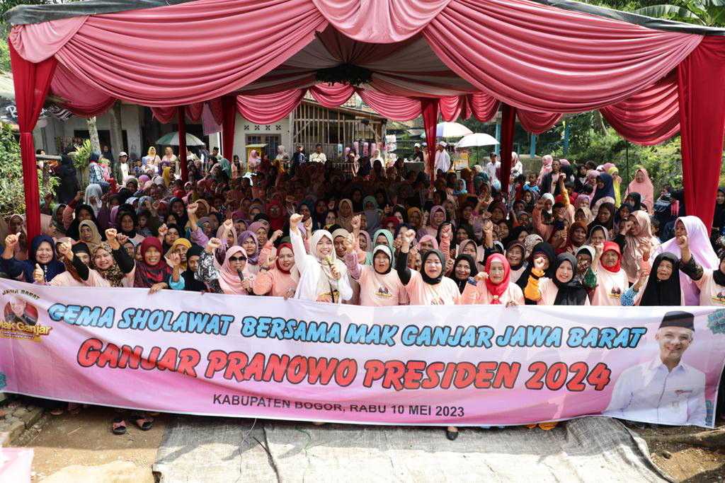 Pekuat Persaudaraan, Mak Ganjar Jabar Gelar Silaturahmi dan Gema Selawat di Kabupaten Bogor