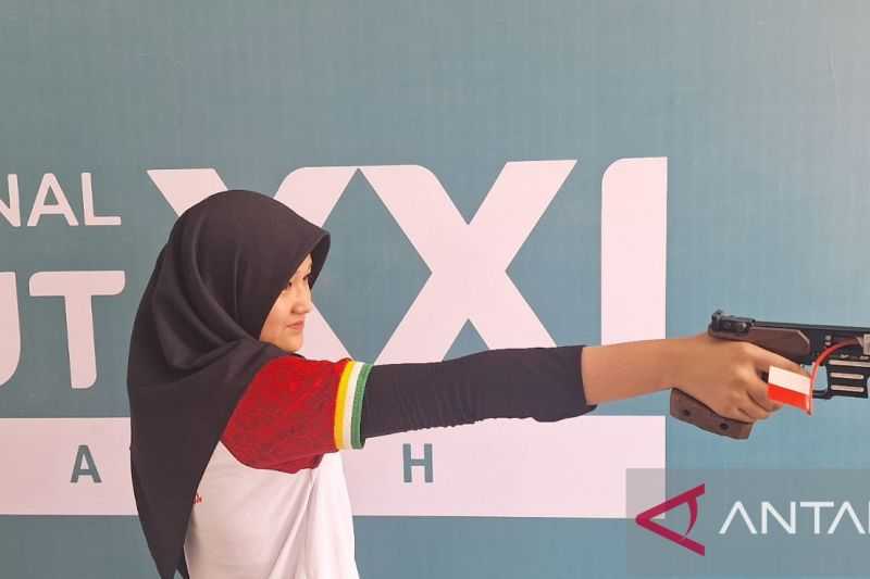 Pelajar Riau Sisihkan Senior untuk Raih Emas pada Cabang Menembak Pistol 25 M Putri PON 2024