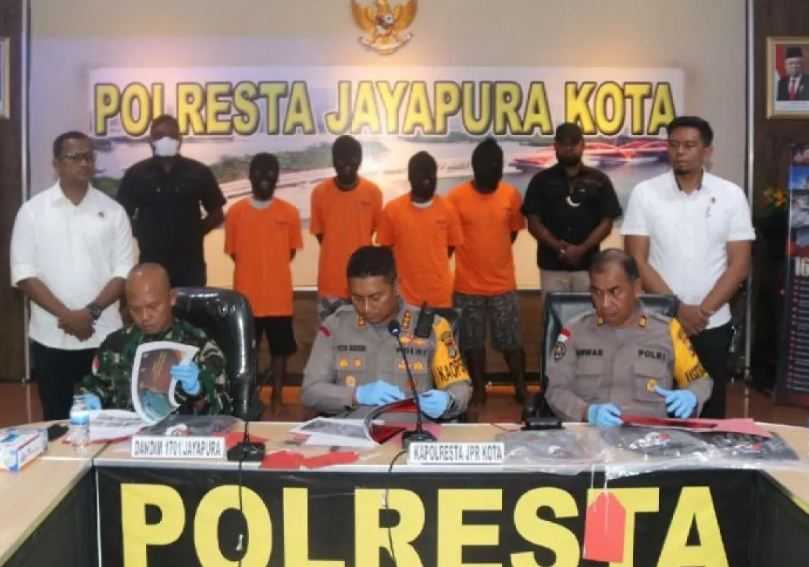 Pelaku Pembakaran Ruko dan Faskes Milik Korem di Jayapura Ditangkap