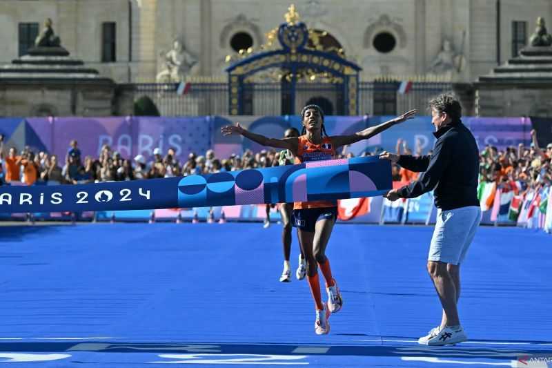 Pelari Belanda Sifan Hassan Gondol Emas Maraton Putri Olimpiade Paris 2024