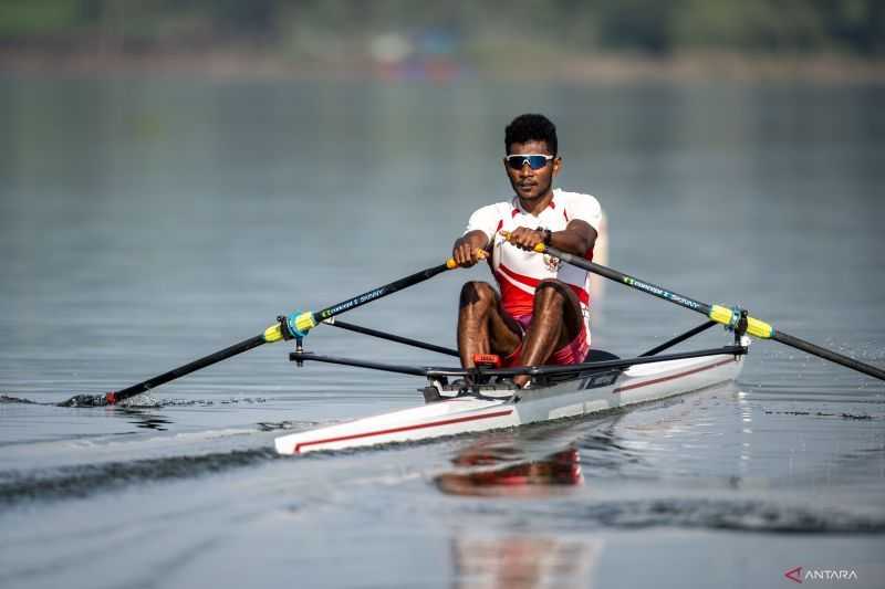 Pelatih Tim Dayung Indonesia Puji Usaha La Memo Finis Urutan Kelima Penyisihan Olimpiade