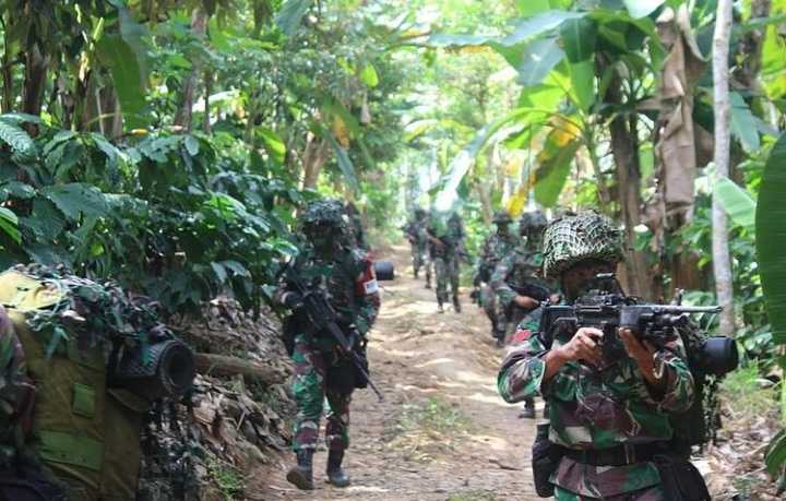 Pelihari Naluri Perang, Yonif Raider Raider 509 Kostrad Gelar Latihan Uji Siap Tempur Tingkat Pleton