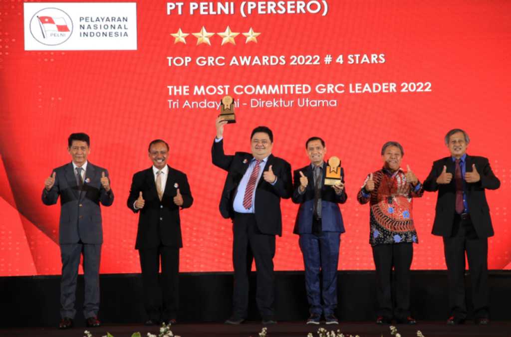 Pelni raih dua penghargaan dalam ajang TOP GRC Award 2022 1