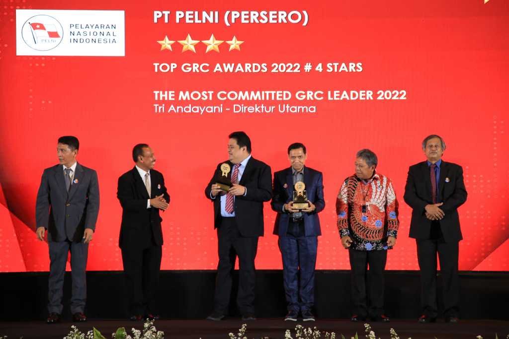 Pelni raih dua penghargaan dalam ajang TOP GRC Award 2022 2