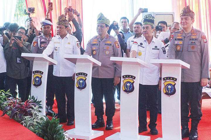 Peluncuran Polisi RW di Riau