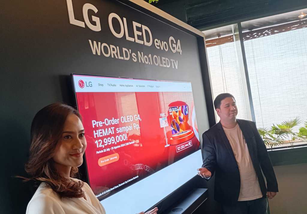 Peluncuran Smart TV LG OLED Evo G4 1