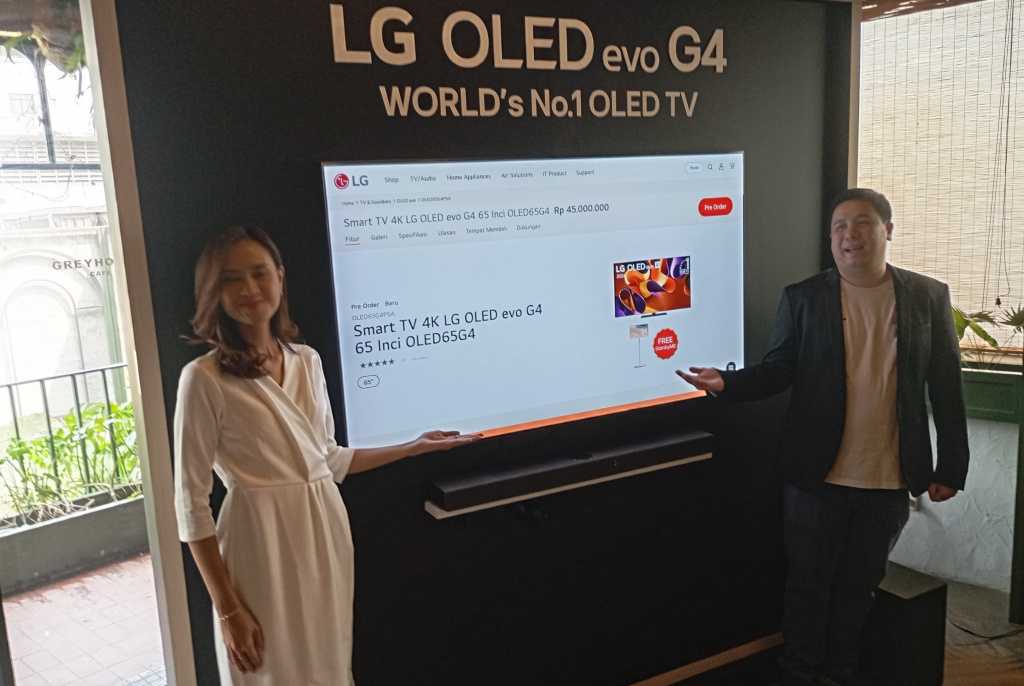 Peluncuran Smart TV LG OLED Evo G4 2