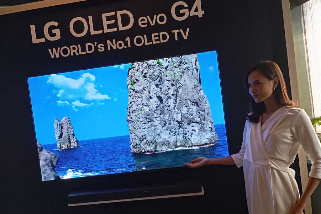 Peluncuran Smart TV LG OLED Evo G4 3