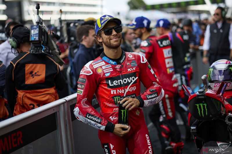 Pembalap Ducati Enea Bastianini Menangi Sprint MotoGP Pertamanya di Sirkuit Silverston