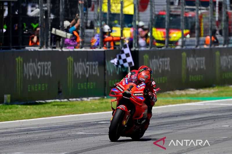 Pembalap Ducati Francesco Bagnaia Menangkan Sprint GP Austria