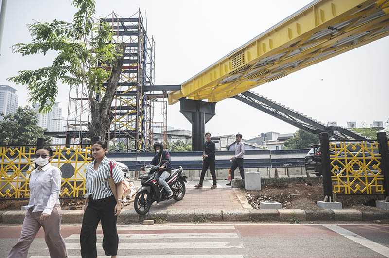 Pembangunan JPO Danau Sunter Barat