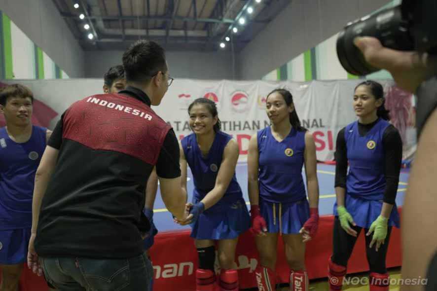 Pembekalan Motivasi untuk Atlet Wushu Indonesia Sebelum SEA Games Kamboja