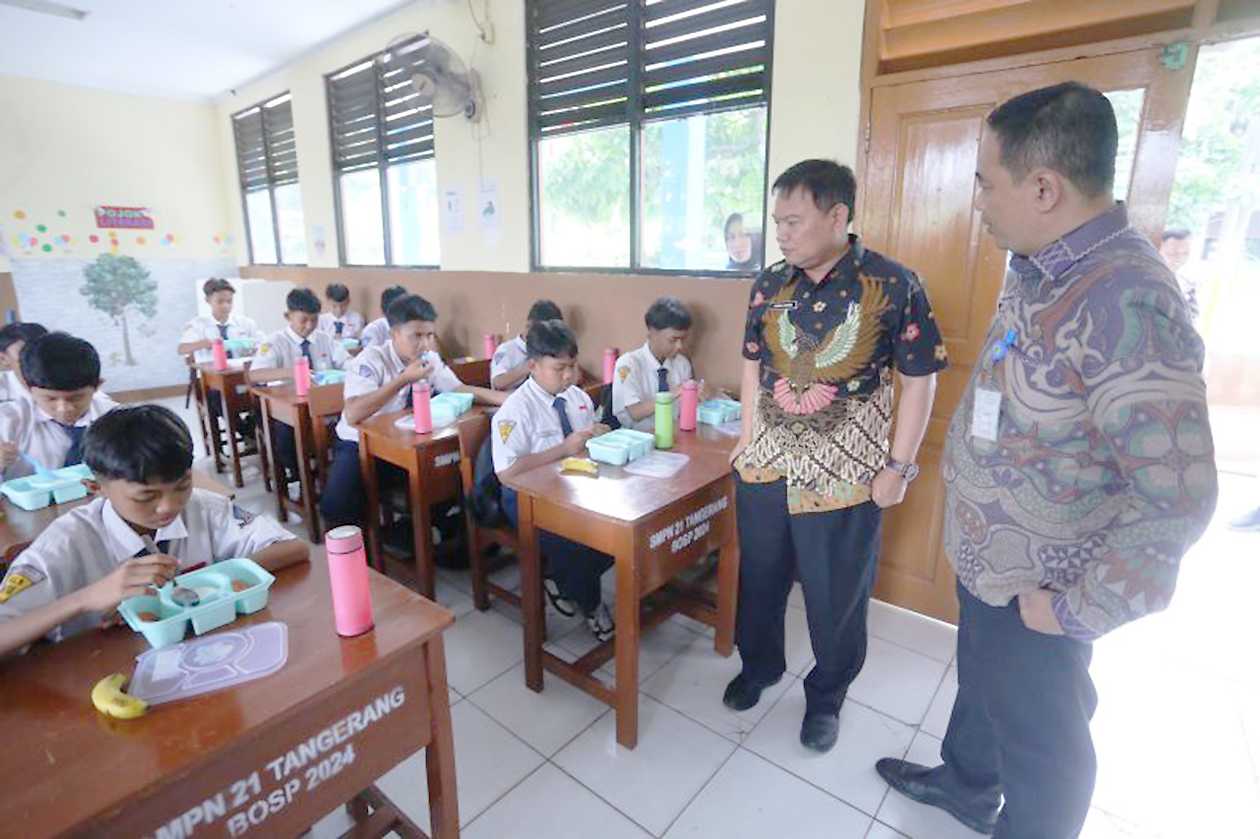 Pemberian Makan Bergizi Gratis di Kota Tangerang Sudah Jangkau 54 Sekolah