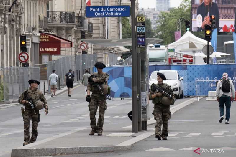 Pembukaan Olimpiade Paris Dijaga Ketat 77.000 Petugas Keamanan