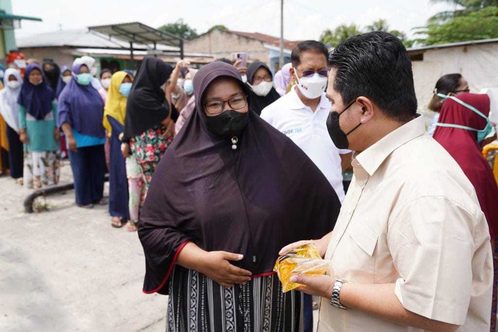 Pemerintah Gelar Operasi Pasar Minyak Goreng di Medan