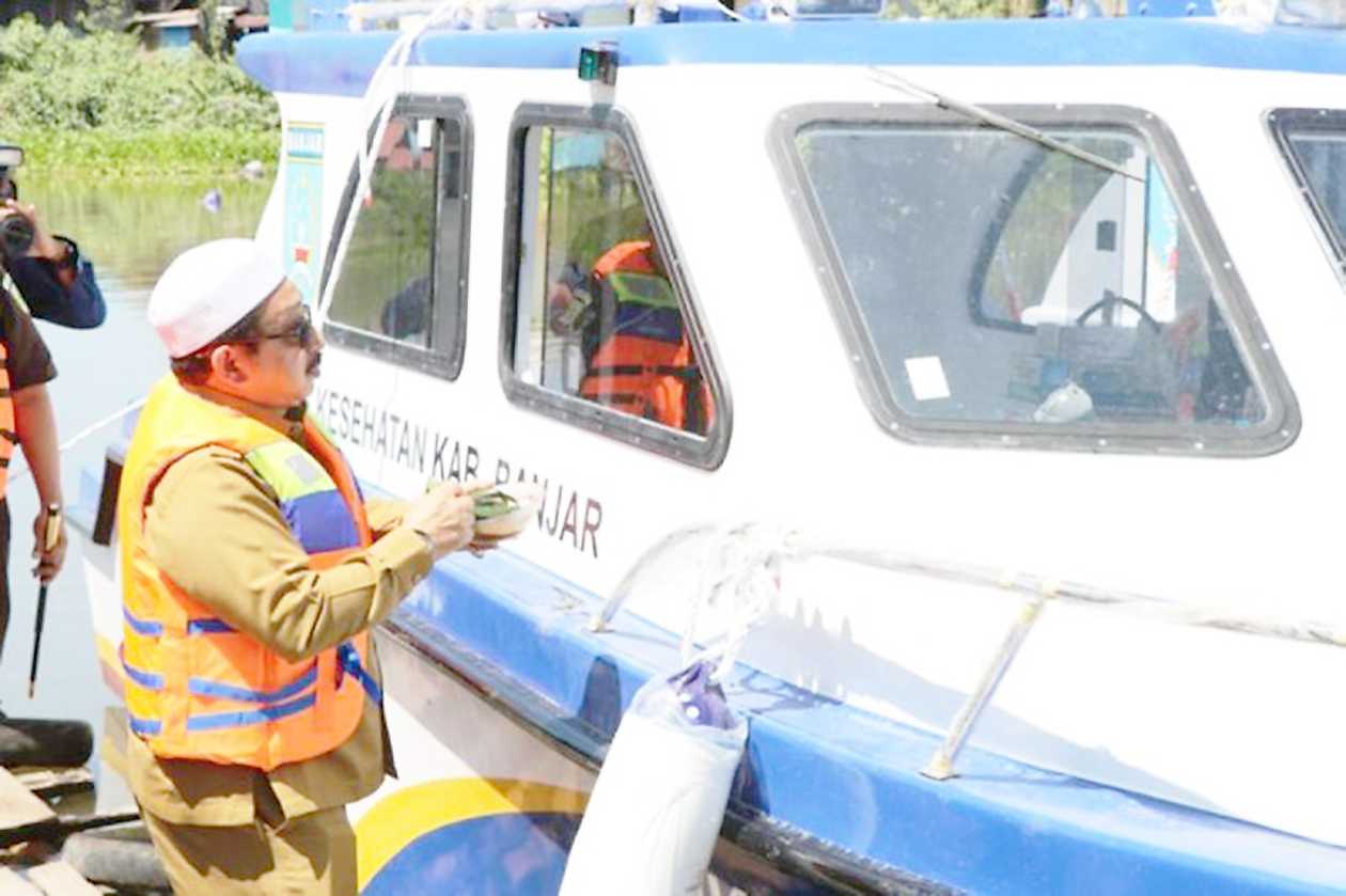 Pemkab Banjar Tambah Tujuh Ambulans Air Dukung Pelayanan Kesehatan