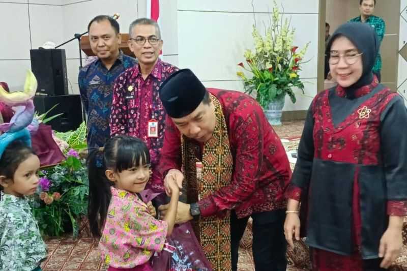 Pemkab Merangin Ajak Anak Paud dan TK Konsumsi Ikan Cegah Stunting