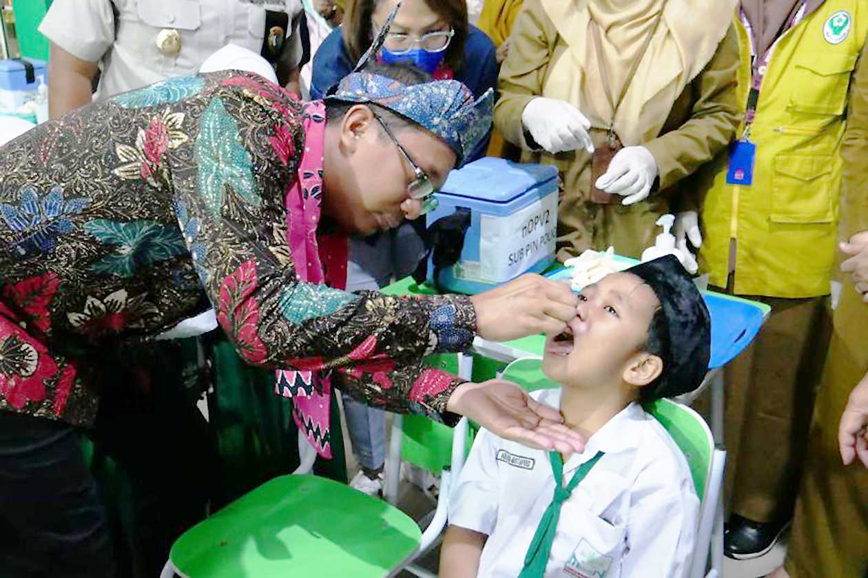 Pemkab Sidoarjo Targetkan 292.041 Anak Imunisasi Polio
