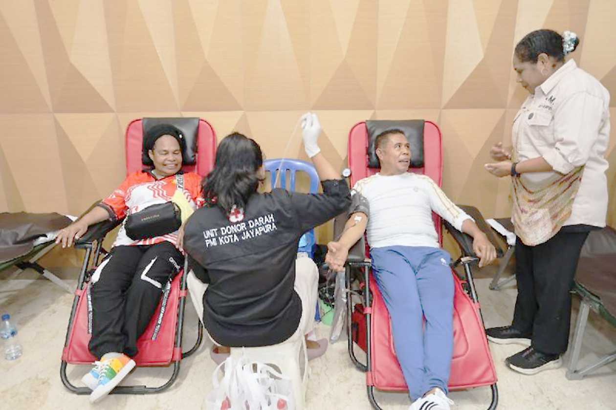 Pemprov Papua Kumpulkan 257 Kantong Darah untuk Perkuat PMI