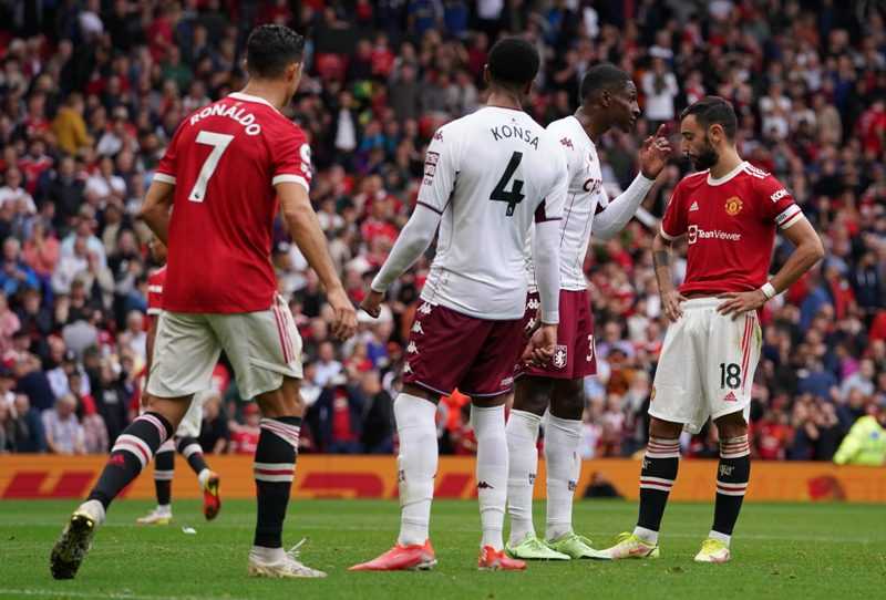 Penalti Bruno Fernandes Gagal, Manchester United Dipermalukan Aston Villa