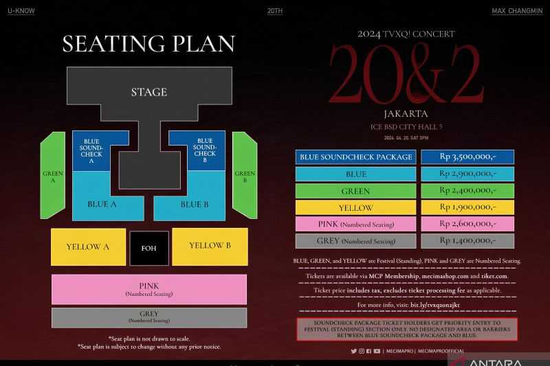Penasaran dengan Harga Tiket Konser TVXQ 2024 Jakarta Dirilis, Ini Bisa Dicek Selengkapnya