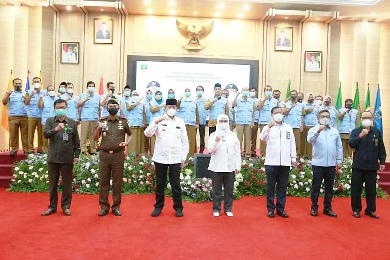 Pencegahan Korupsi di Banten 2021 Capai 93,25 Persen