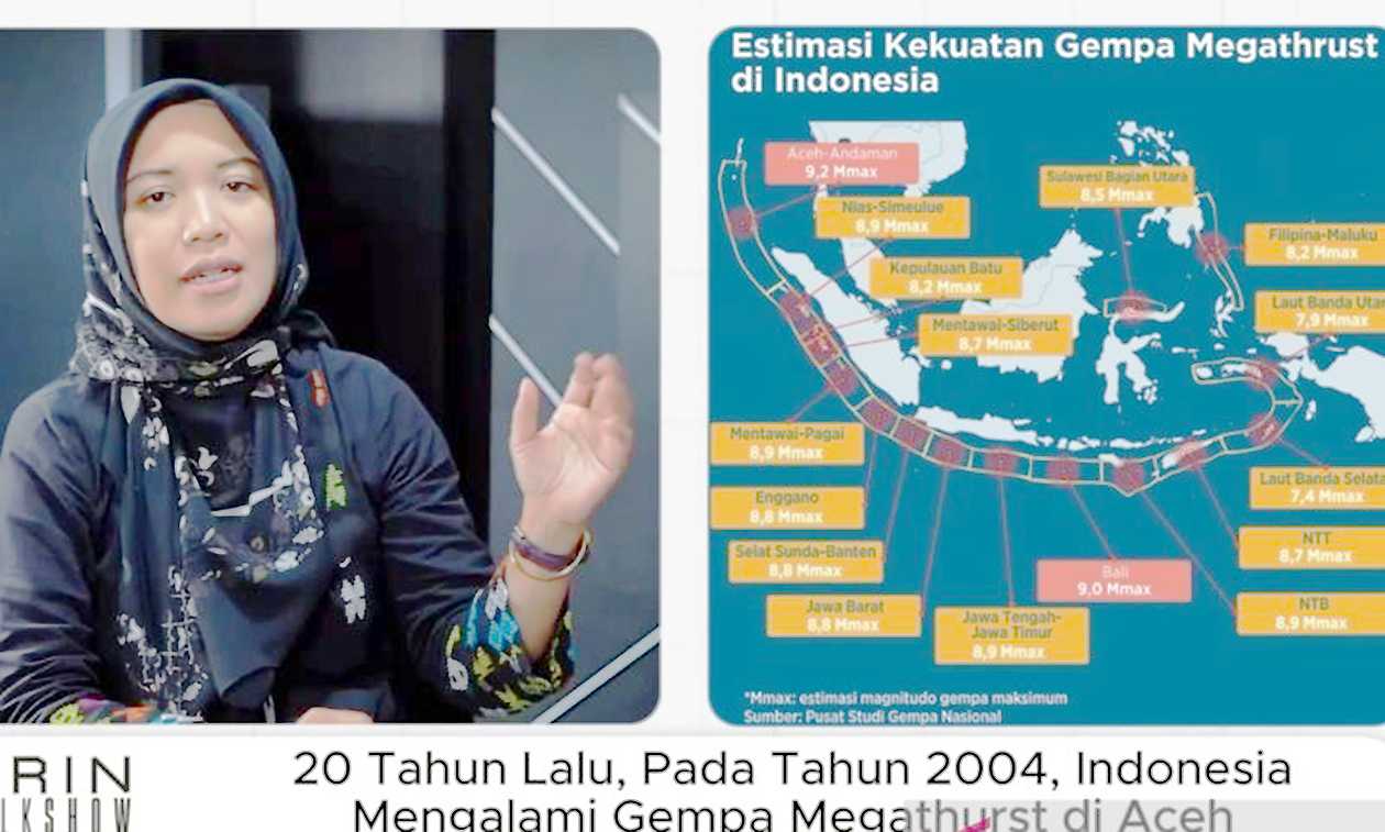 Peneliti BRIN: Potensi Gempa Bisa Terjadi di 15 Segmen Megathrust di Indonesia