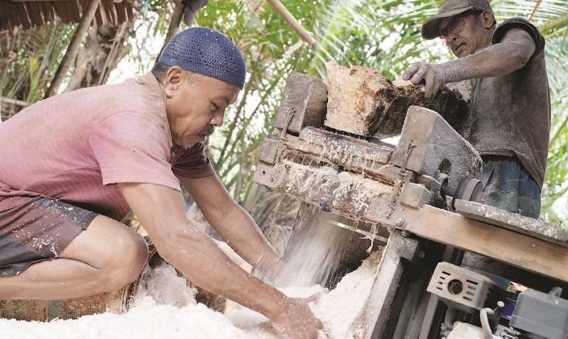 PENGOLAH TEPUNG SAGU KESULITAN BAHAN BAKU